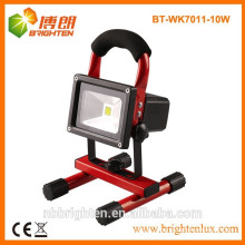 Factory Supply rechargeabhe 10w led flood lamp light with 12V DC charger